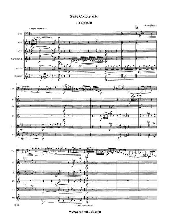 Suite Concertante for Tuba