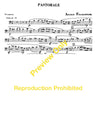 Pastorale for Trombone and Piano by Arthur Frackenpohl Solo Part Sample