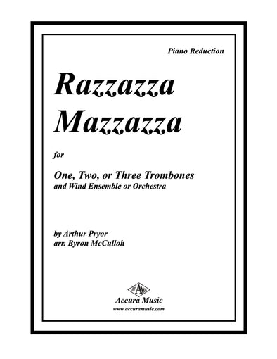 Razzazza Mazzazza for One, Two, or Three Trombones and Piano