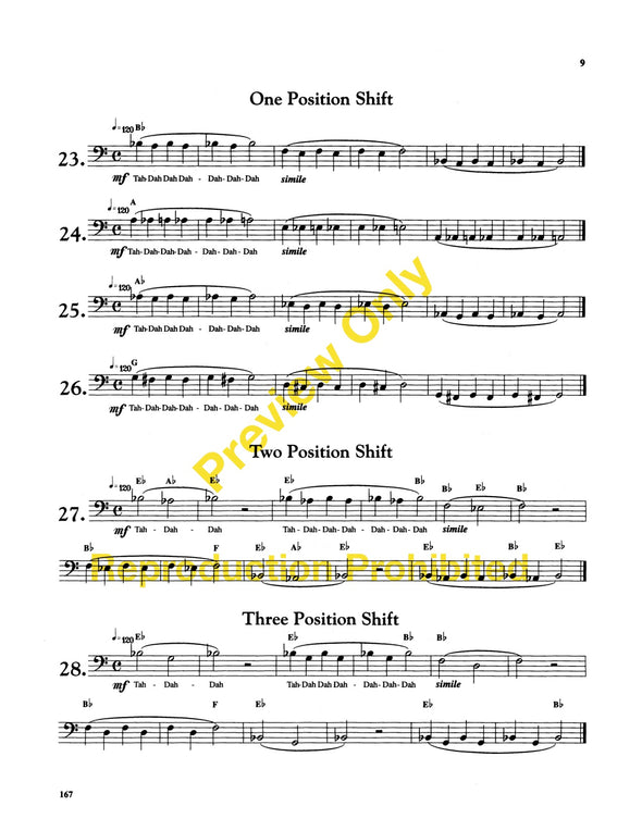 Page 9 to Introducing Legato for Trombone by Reginald H. Fink A first book for the development of legato control for advanced elementary and intermediate trombone players.