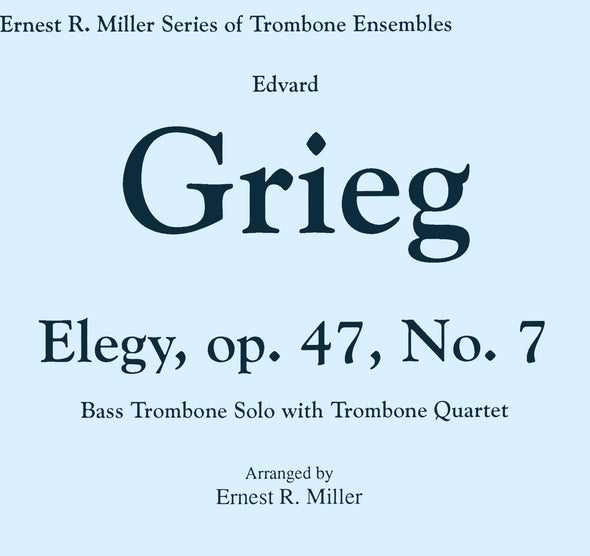 Elegy, op. 47, No.7