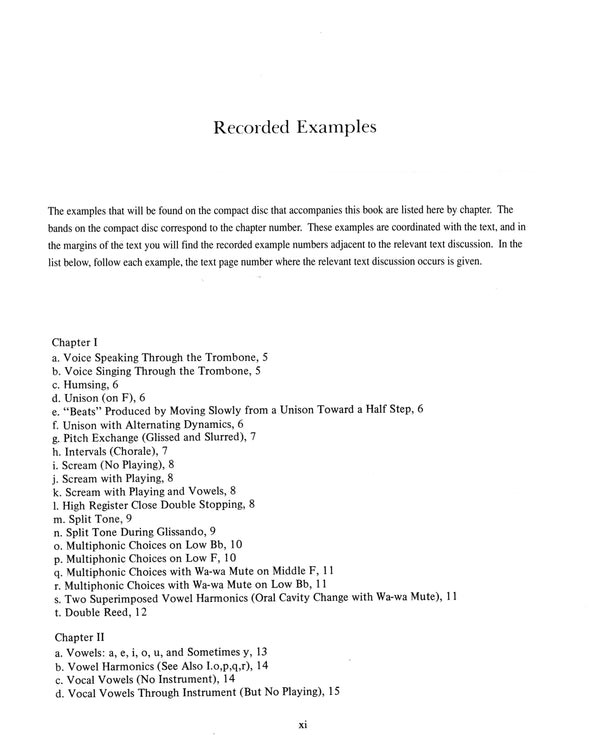 The Modern Trombone A Definition of Its Idioms by Stuart Dempster Recorded Examples Page 1