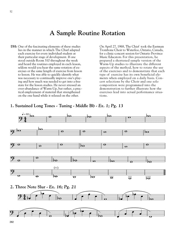 The Remington Warm-Up Studies for Trombone 2nd Ed.